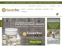 Tablet Screenshot of covertecproducts.com